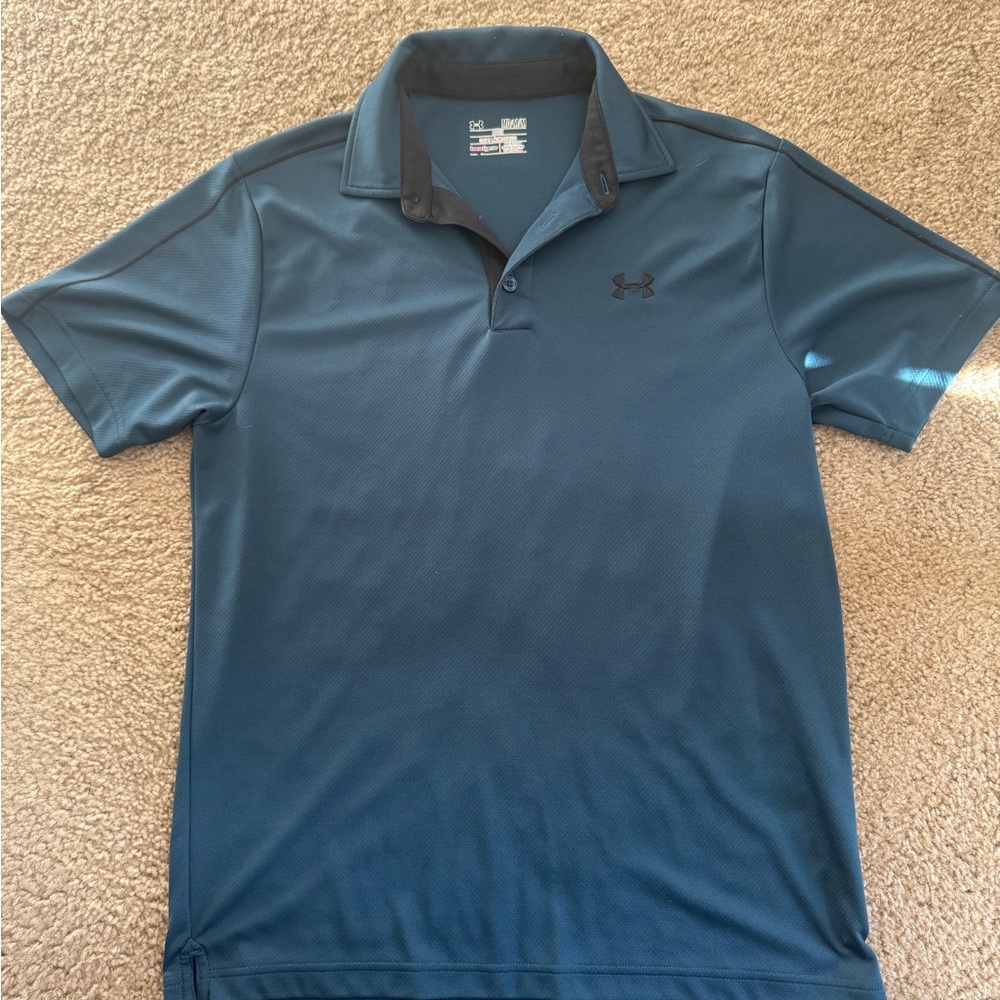 Under Armour Men's Teal Polo Shirt